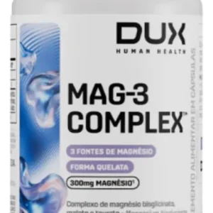 Magnésio Mag-3 Complex - 90 Capsulas Dux Nutrition Sabor Sem sabor