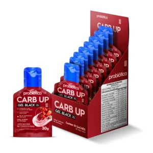 Carb Up Gel Black - Próbiotica ( 10 sachês )