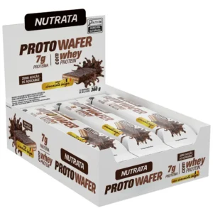 Nutrata Proto Wafer 30g display c/ 12 wafers - Chocolate Belga